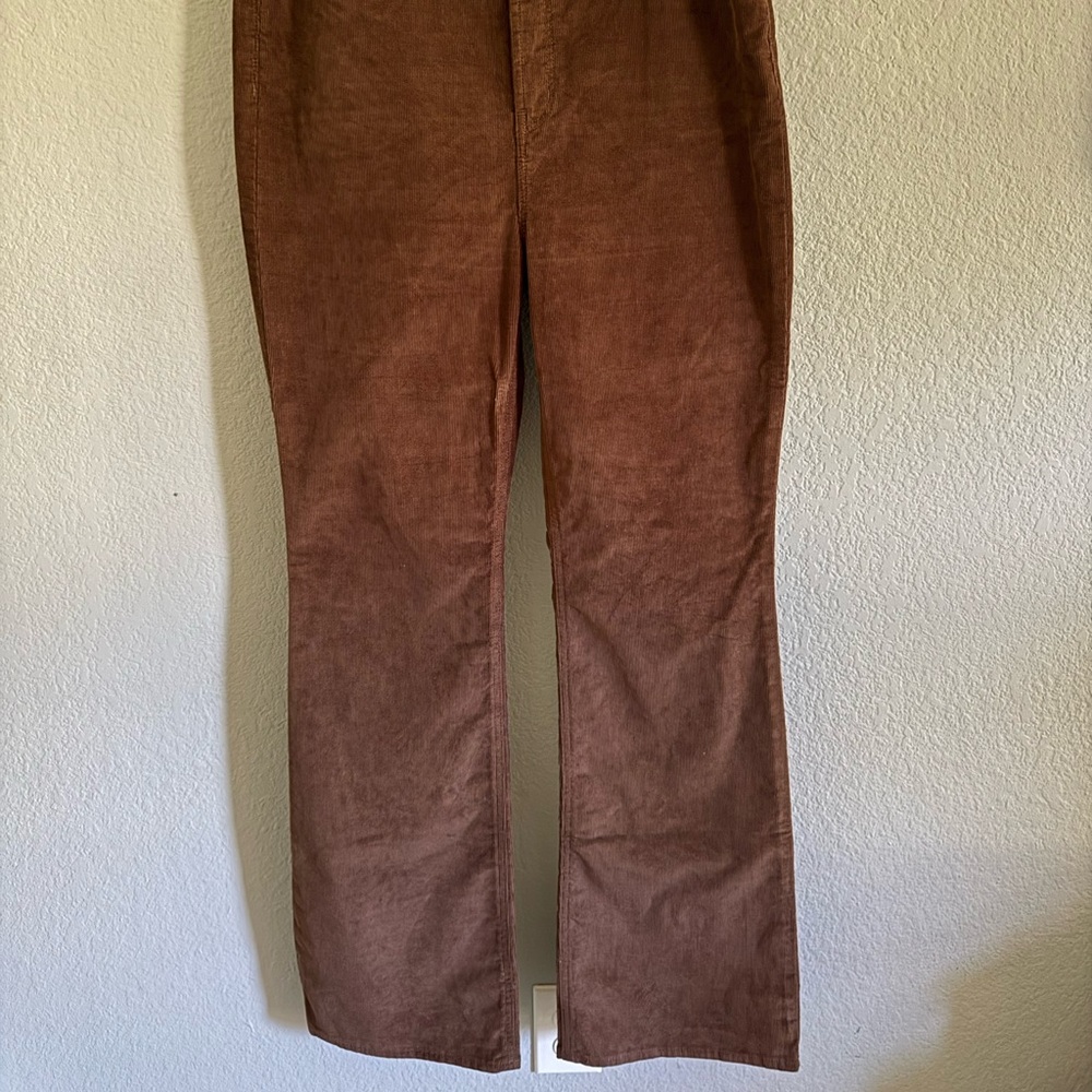 Old Navy Higher High-Rise Flare Corduroy Pants, brown, 14 Tall - Picture 8 of 9